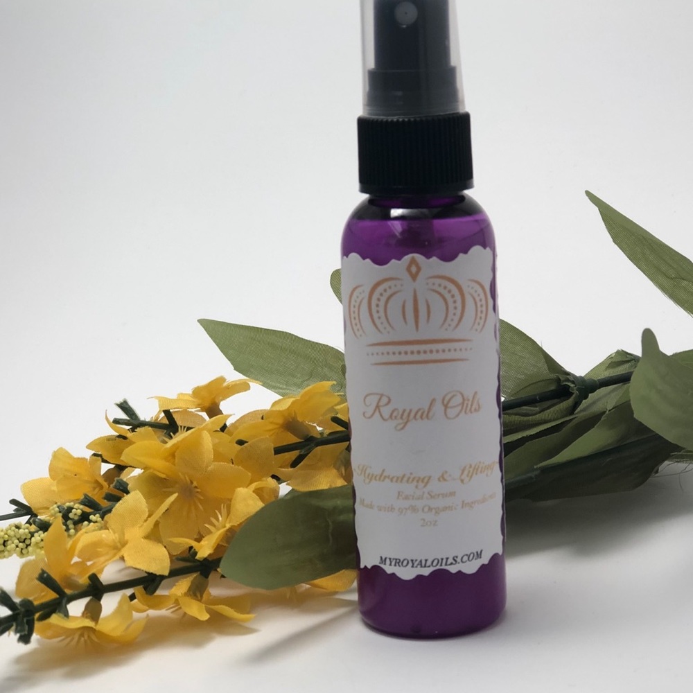 Organic hydrating facial serum